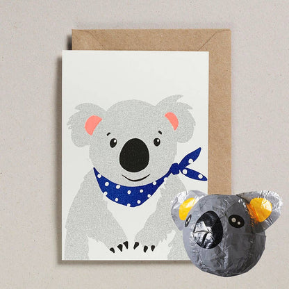 Japanese Paper Balloon Cards - Koala