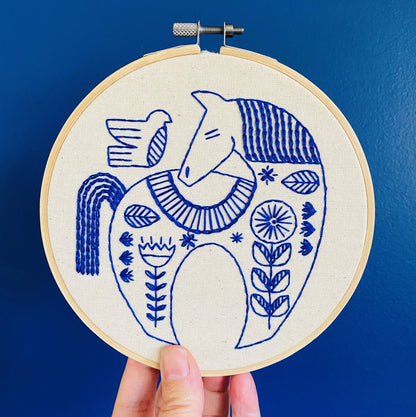 Hygge Horse Complete Embroidery Kit