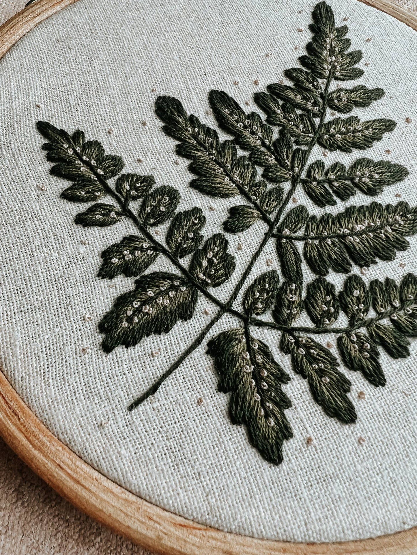 Forest Fern Embroidery Kit