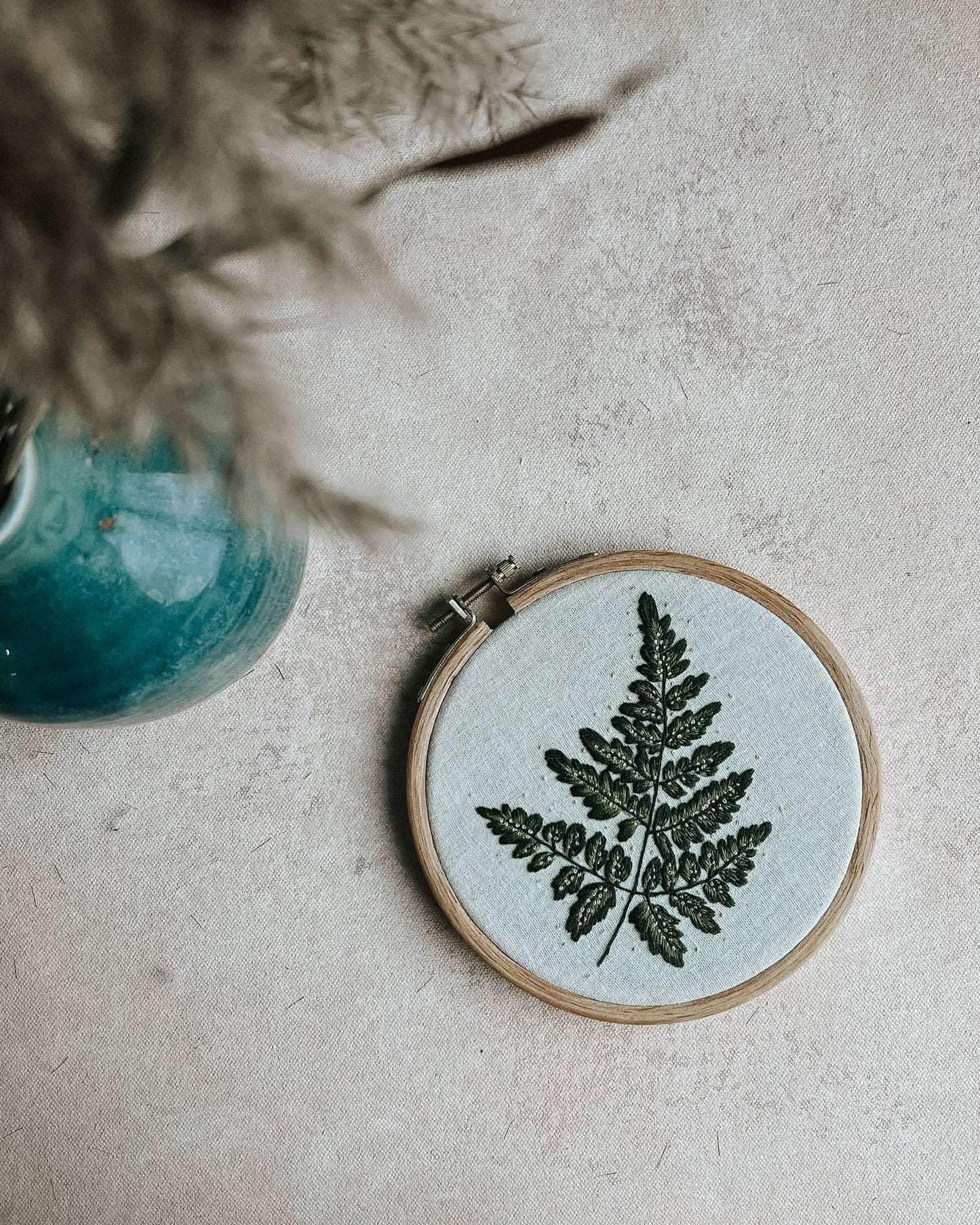 Forest Fern Embroidery Kit