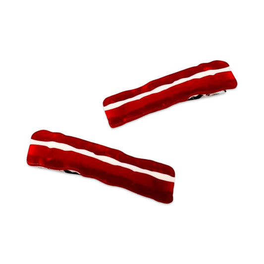 Bacon Hair Clip Set