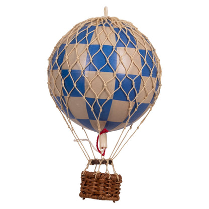 Floating The Skies Hot Air Balloon - Check Bleu