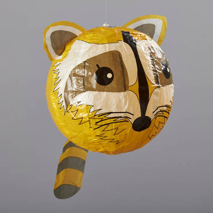 Japanese Paper Balloon Cards - Raccoon