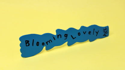 Tulip Blooming Lovely Bookmark: Yellow
