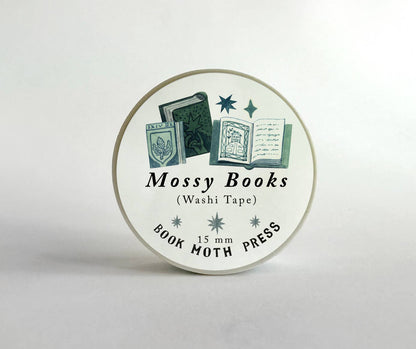 Mossy Books Washi Tape