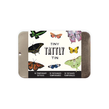 Tiny Butterfly Tattoo Tin